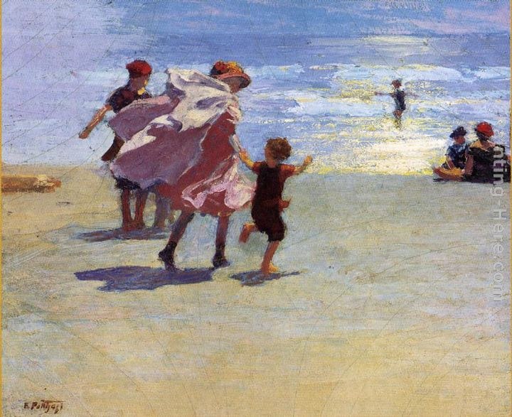 Edward Potthast Brighton Beach